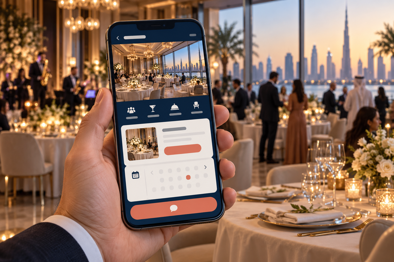 Event Venue Website Design in Dubai