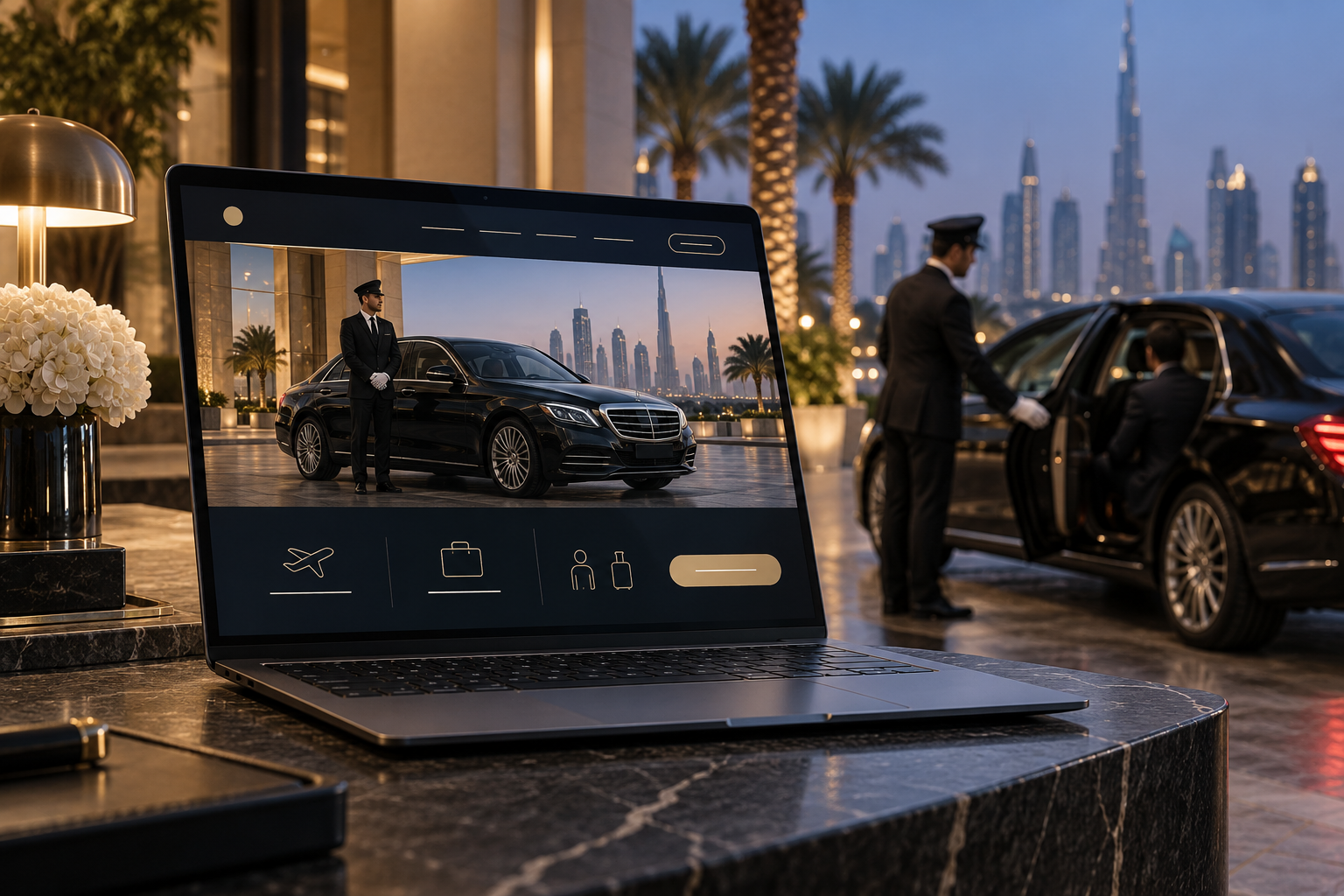 Limousine and Chauffeur Website Design in Dubai