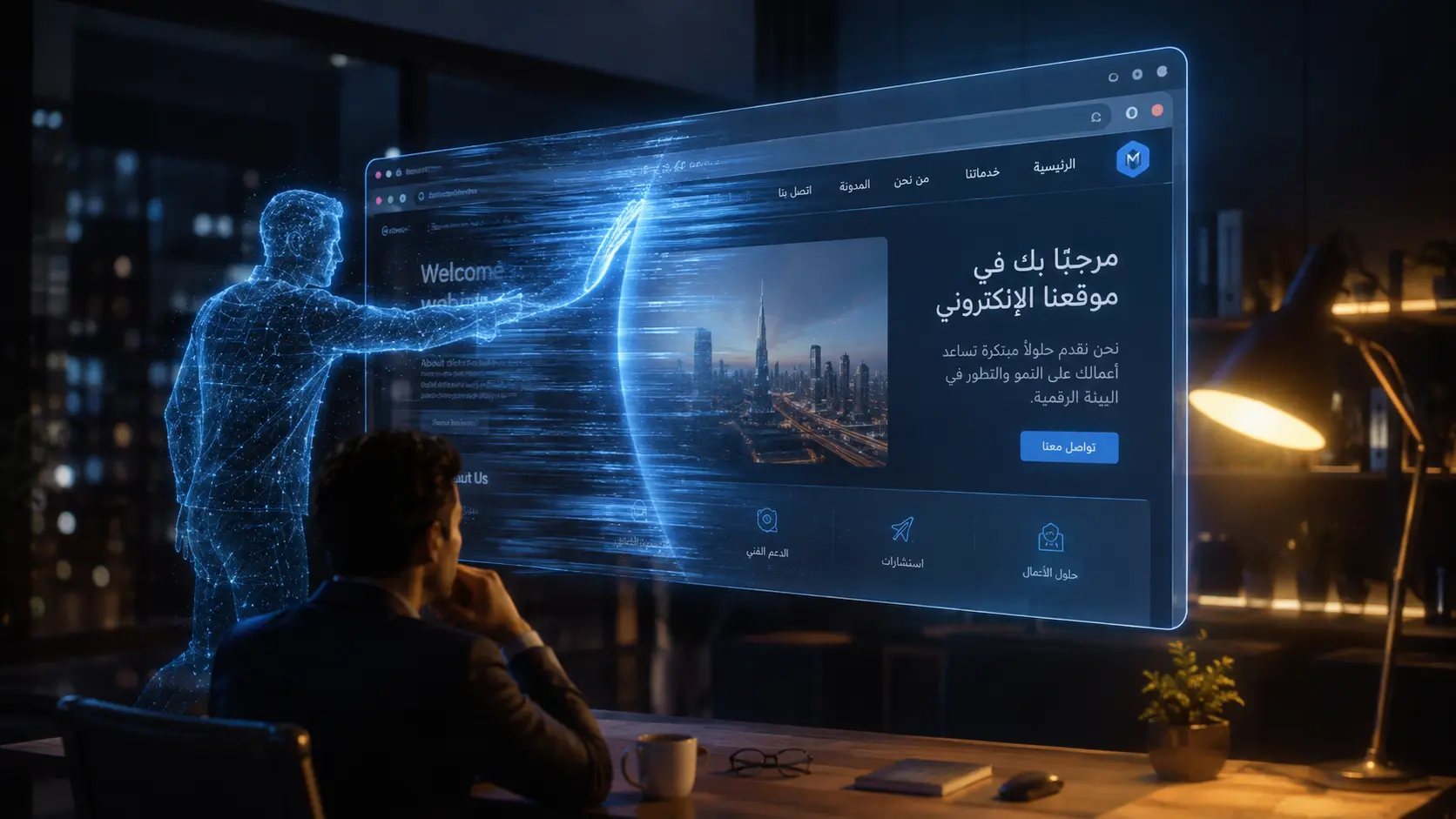 تصميم المواقع العربية في دبي: دليل RTL (2026)